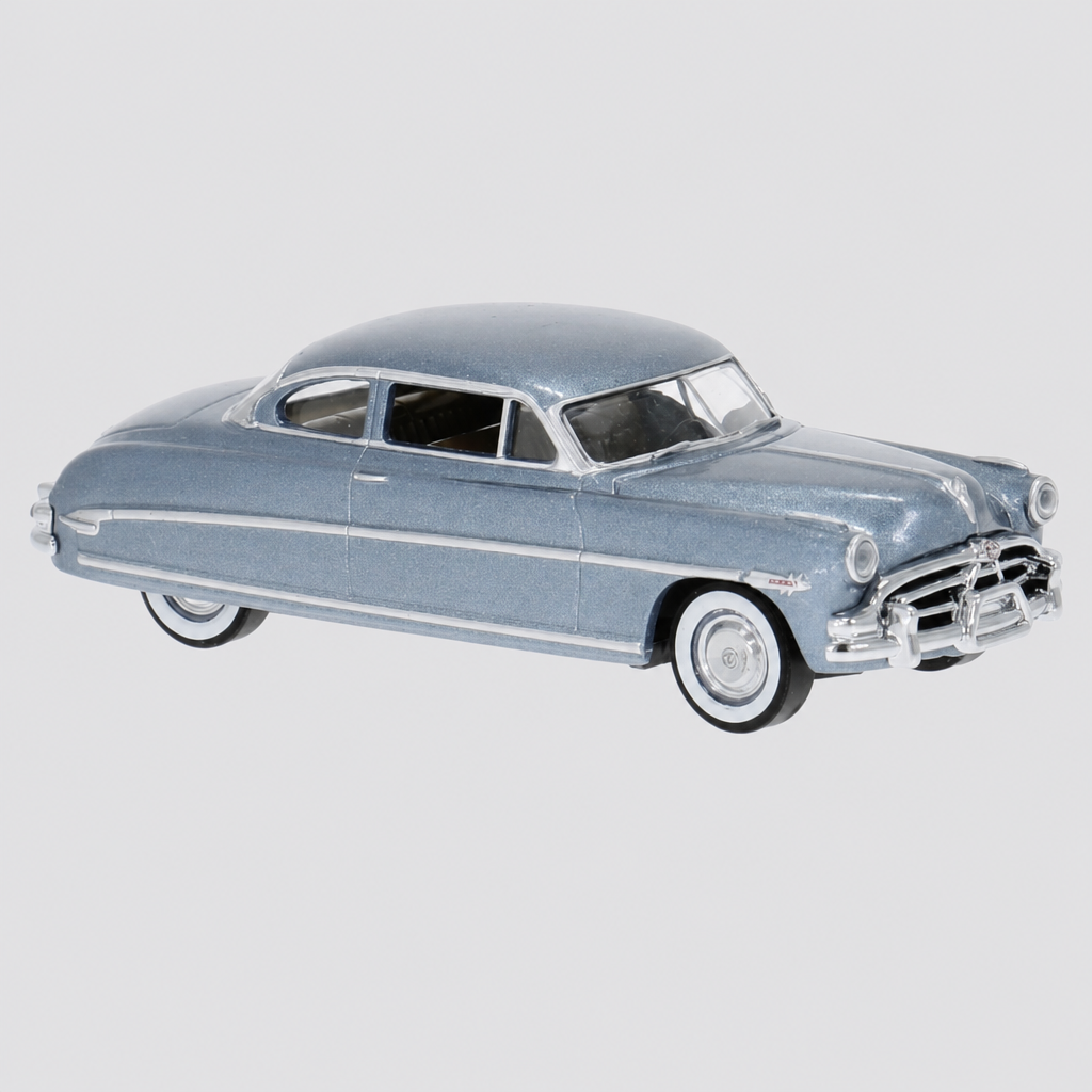 Hudson Hornet azul-claro 1952 — Capa ModelKit