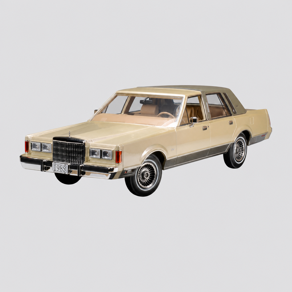 Lincoln Town Car bege 1989