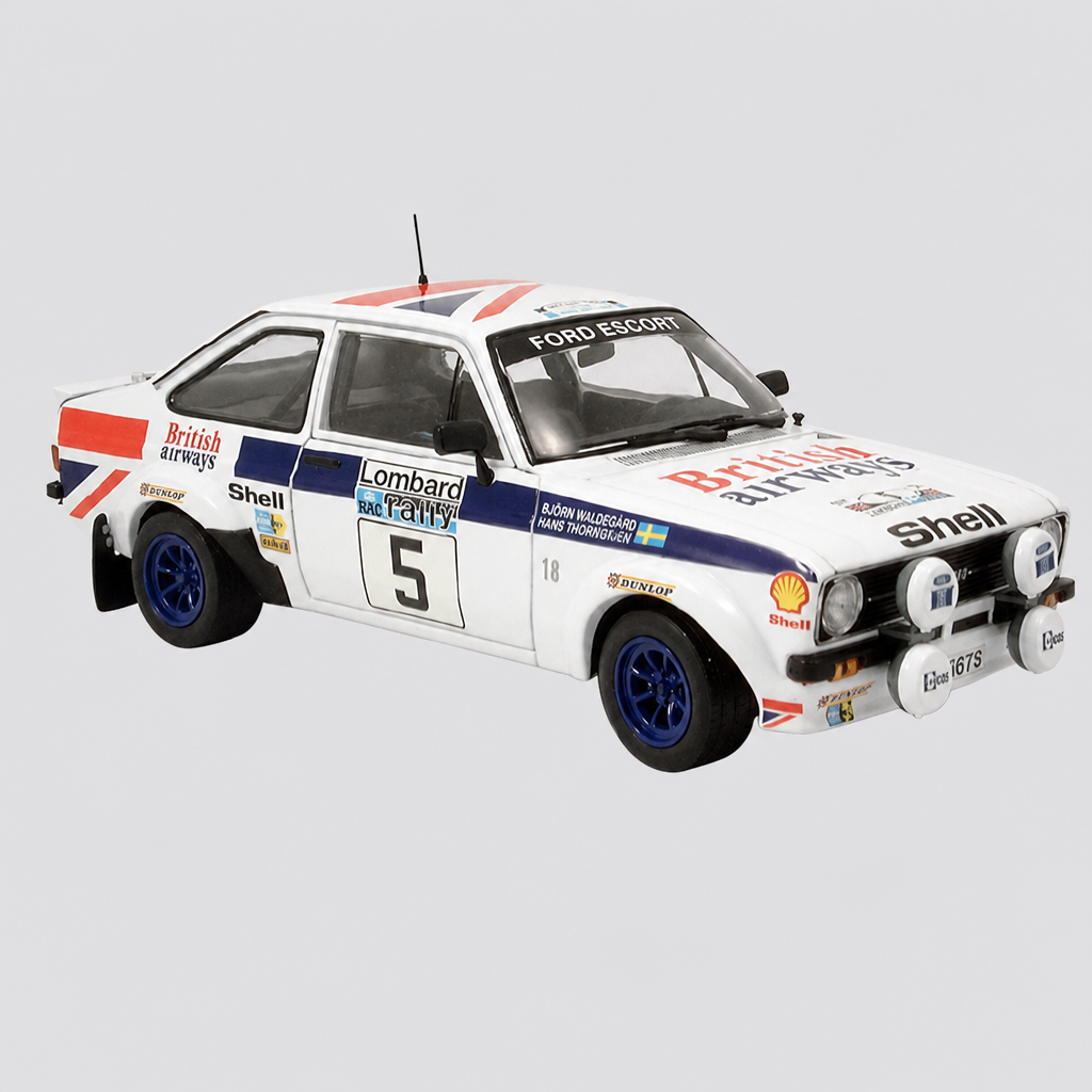 Ford Escort RS 1800 #5 - Björn Waldegård / HansThorszelius  - Rally RAC Lombard 1977 — Capa ModelKit