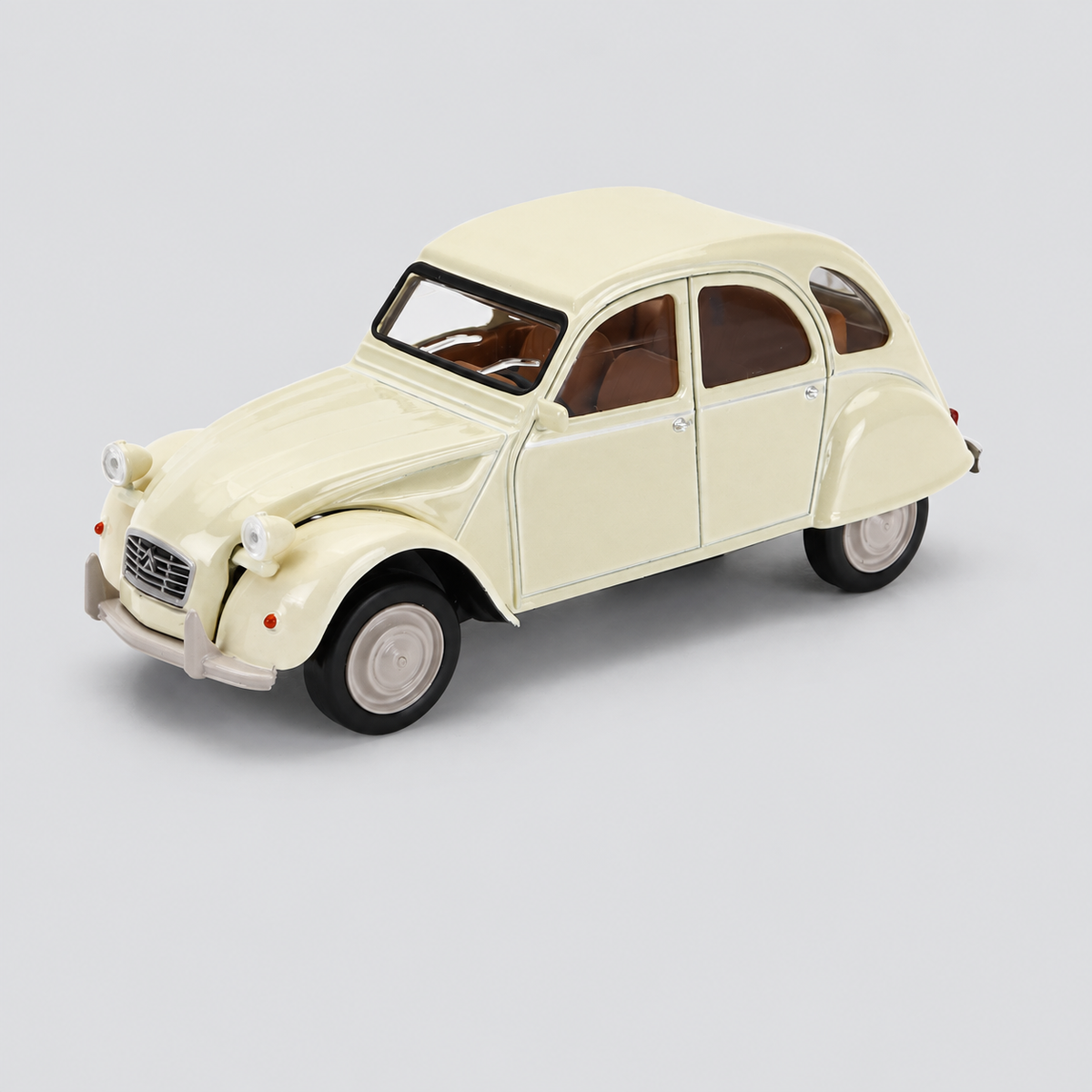 Citroën 2CV Bege 1978 — Vista dianteira