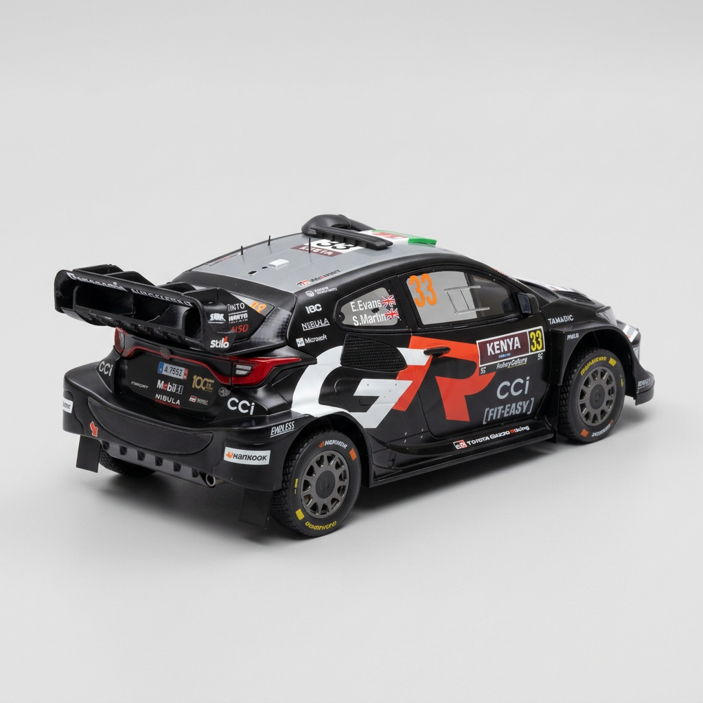 Toyota GR Yaris Rally1 #33 - Elfyn Evans / Scott Martin - Safari Rally Kenya 2025