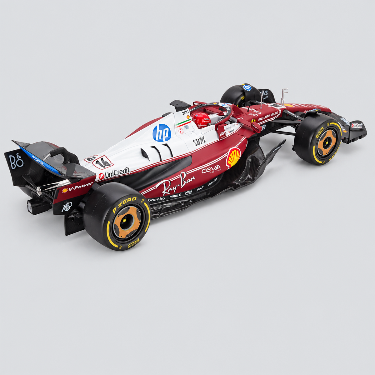 Ferrari SF-25 #16 - Charles Leclerc - Italian GP, Monza 2025 — Rear view