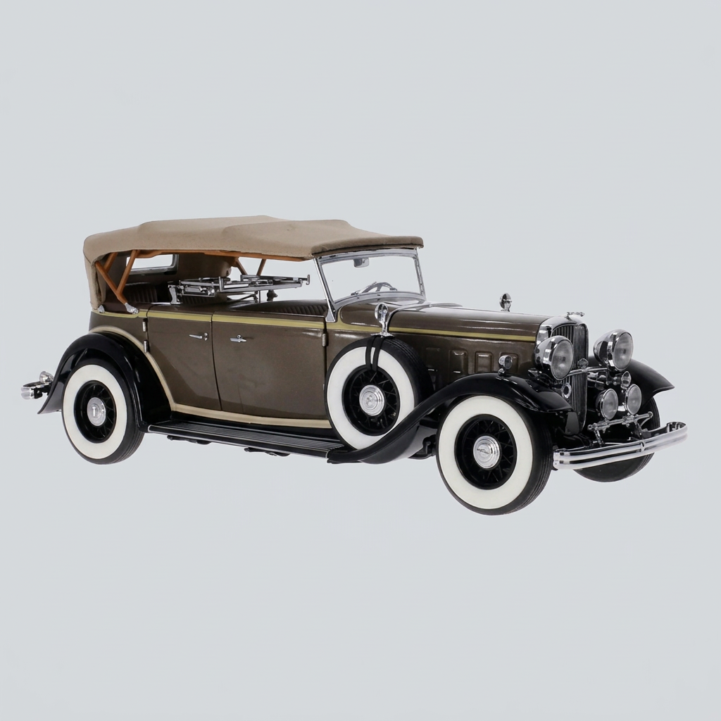 Ford Lincoln KB Top Up Cinzento-escuro/preto 1932