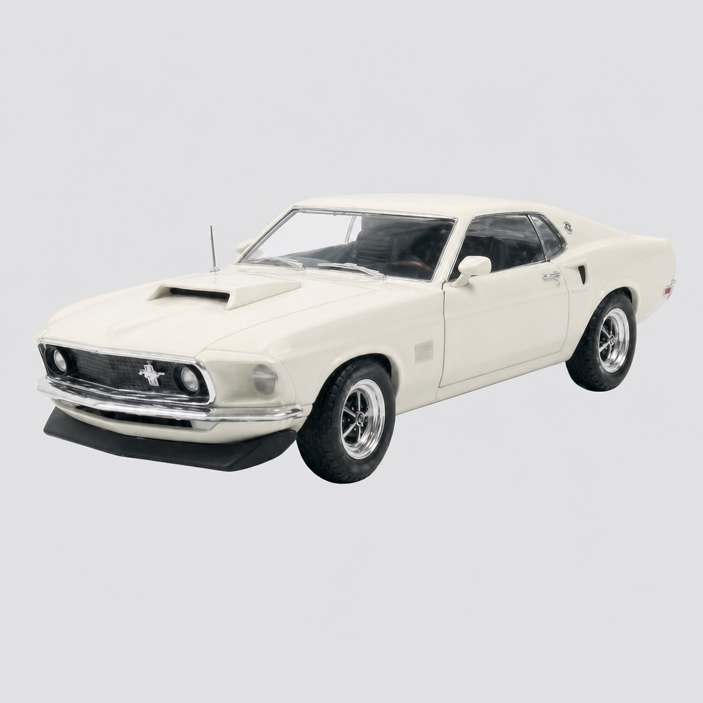 Ford USA Mustang Boss 429 Coupé Branco Wimbledon 1969