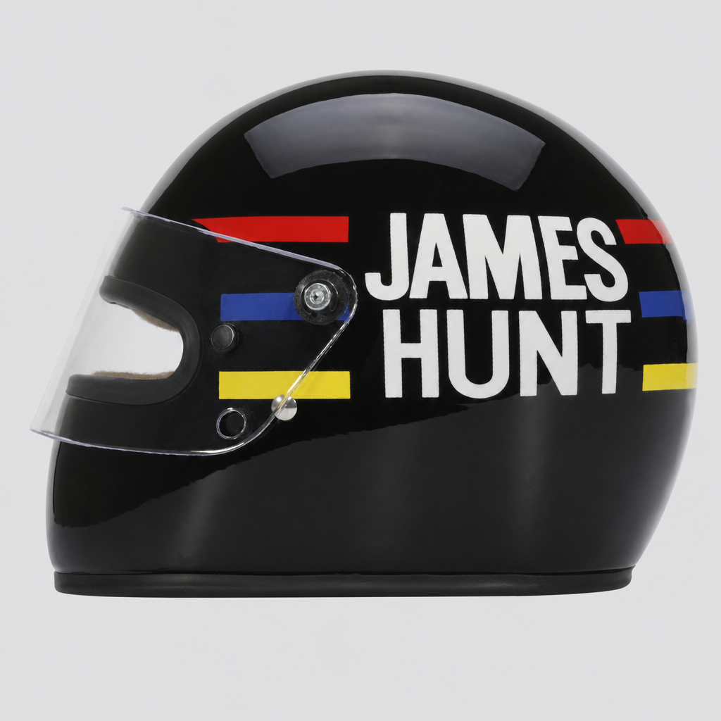 Bell Helmet F1 M23 #11 - James Hunt - World Champion 1976