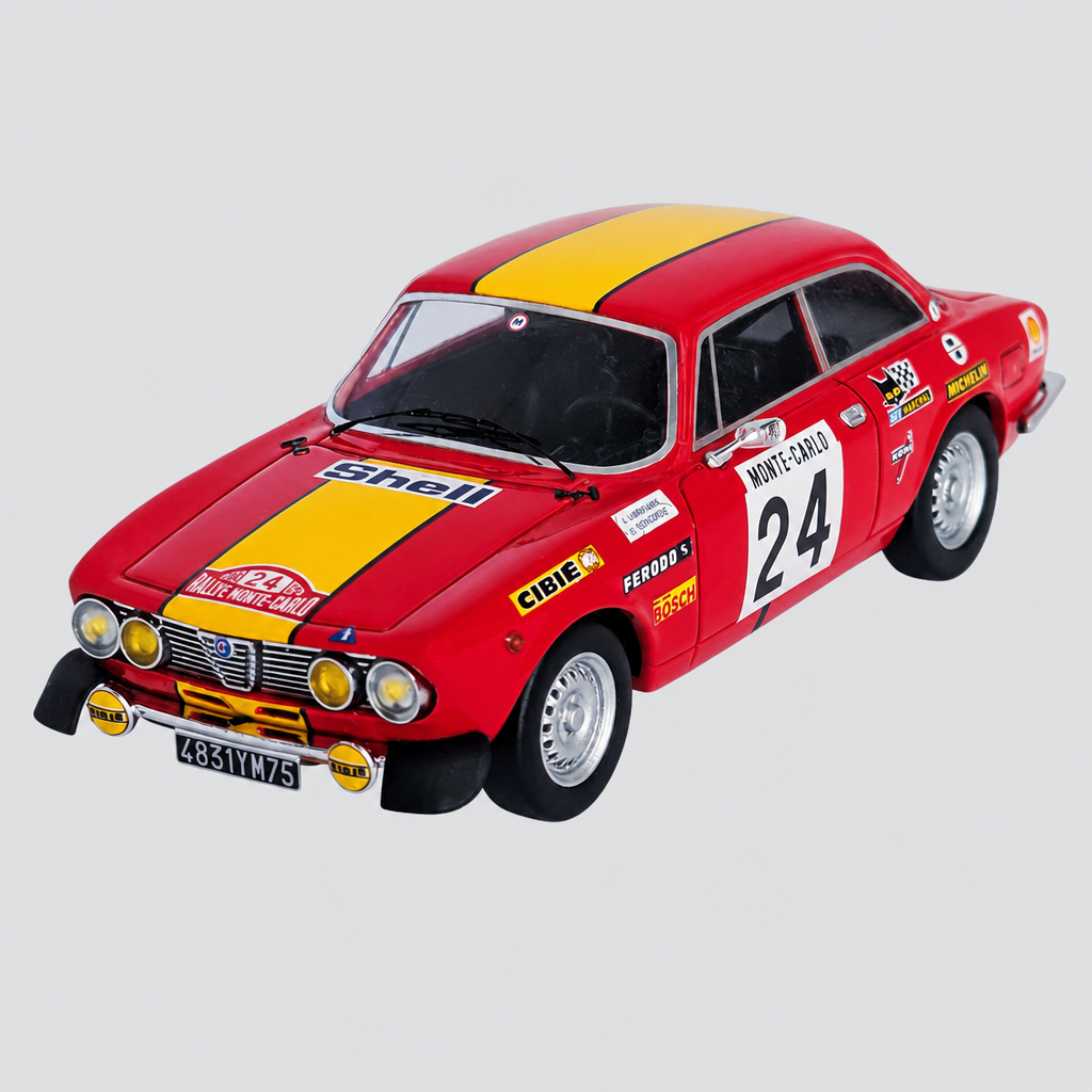 Alfa Romeo 2000 GTV #24 - Gerard Larrousse / Christian Delferier - Winner Gr.1 Rally Montecarlo 1973