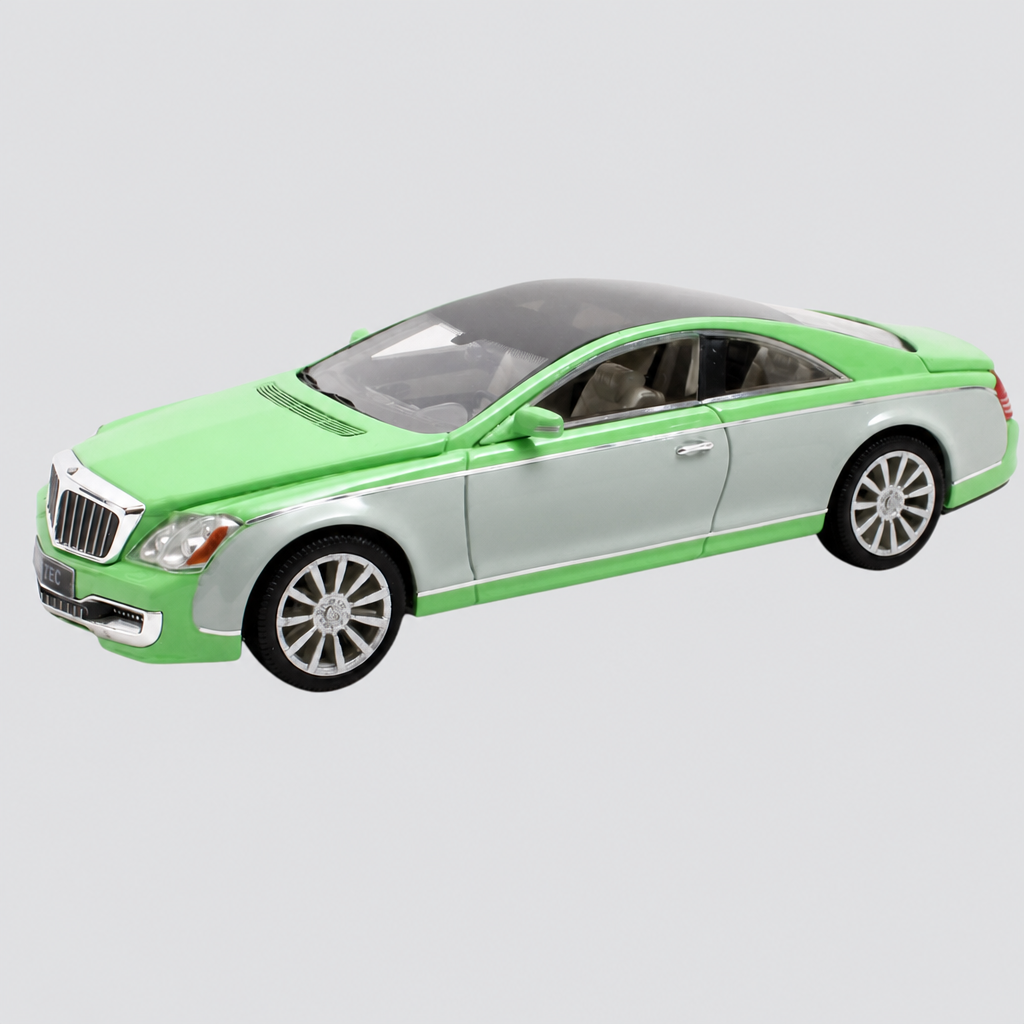 Mercedes Benz Maybach 57SC 6.0L V12 Biturbo Xenatec Coupé Verde prateado 2010 — Capa ModelKit