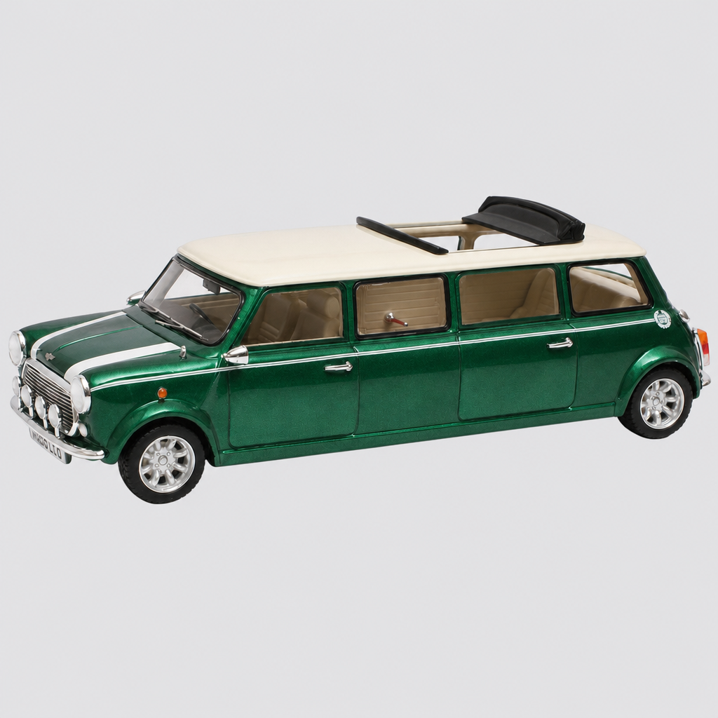 Mini Cooper Limousine Verde / Branco 1990