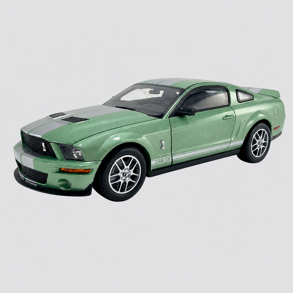Ford Mustang Shelby GT500 Coupé Verde / Prateado 2007