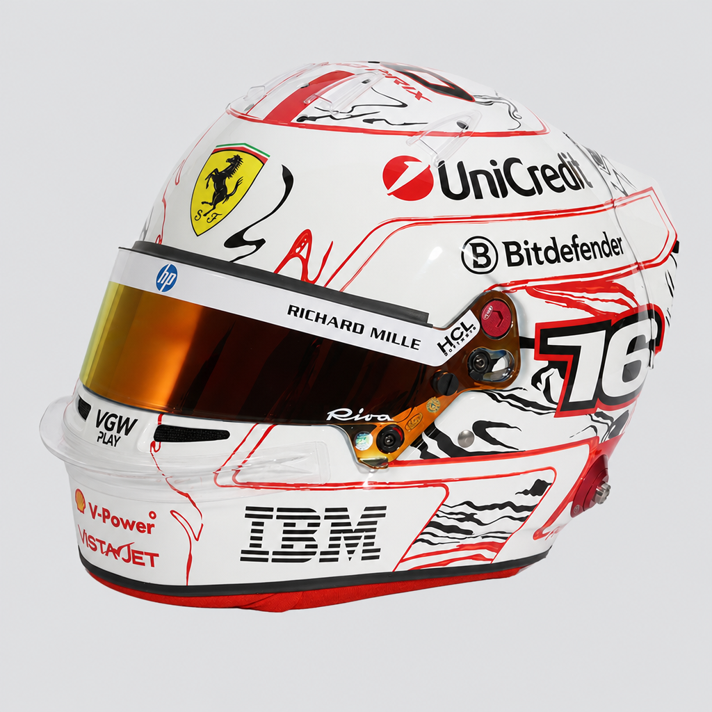 Bell Helmet #16 - Charles Leclerc - GP do Japão Suzuka 2025 — Capa ModelKit