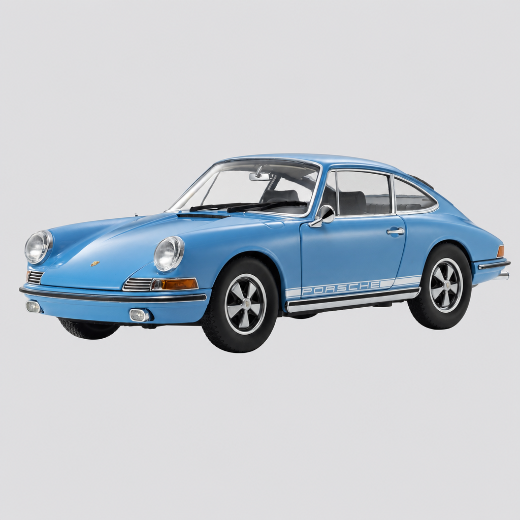 Porsche 911 S Coupe Blu cristallo - blue met 1967
