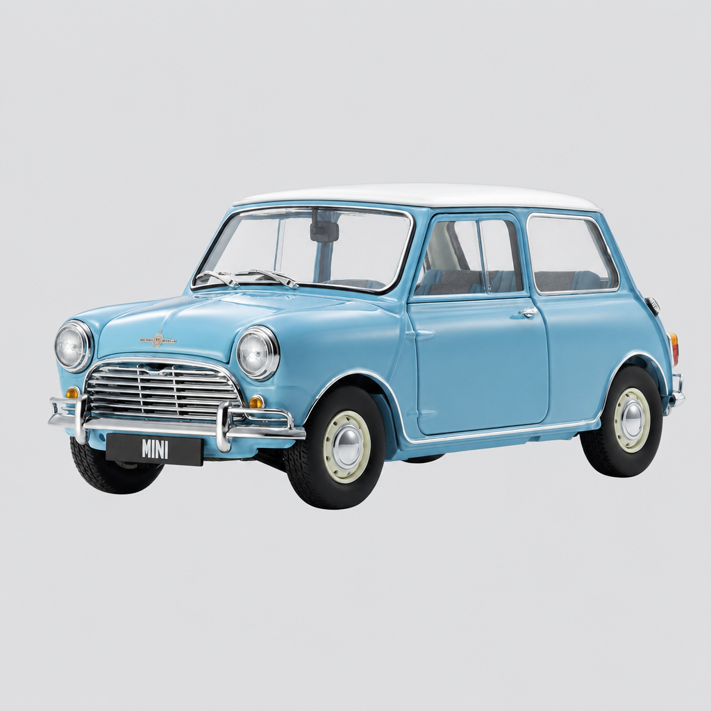Morris Mini Cooper S 1275 MKI Torquoise white 1959