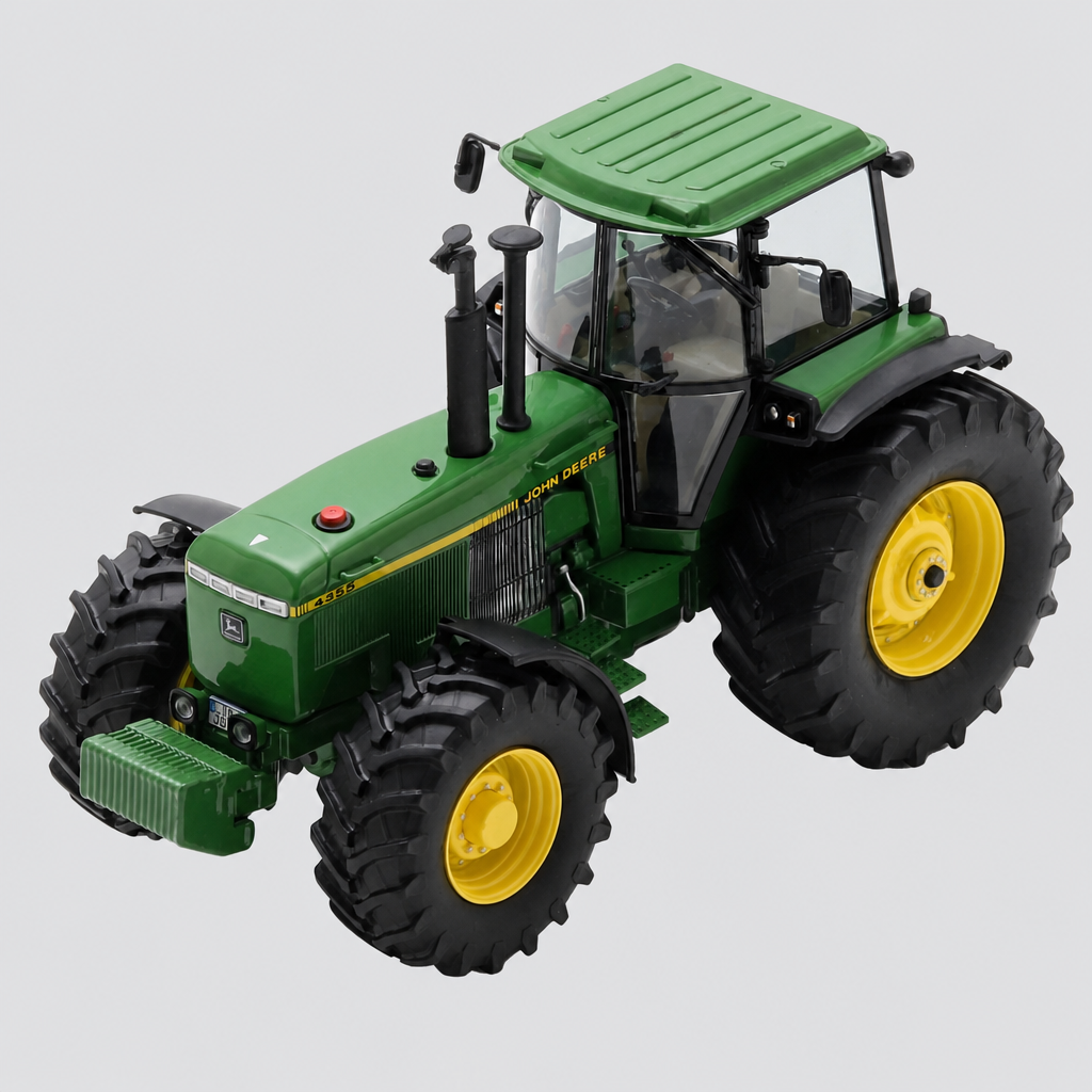 John Deere 4555 Tractor Verde / amarelo 1988 — Capa ModelKit