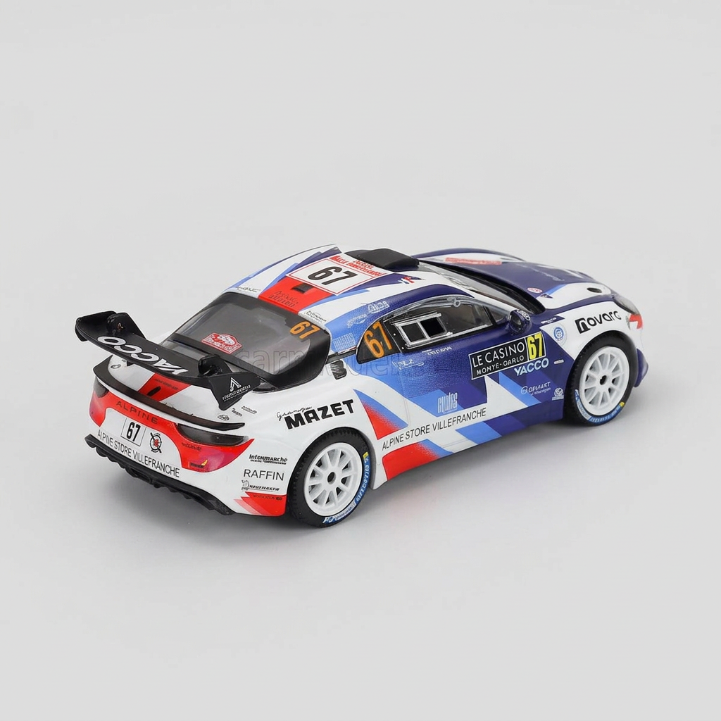 Alpine A110 RGT #67 - Raphaël Astier / Denis Giraudet - Rally Monte Carlo 2025