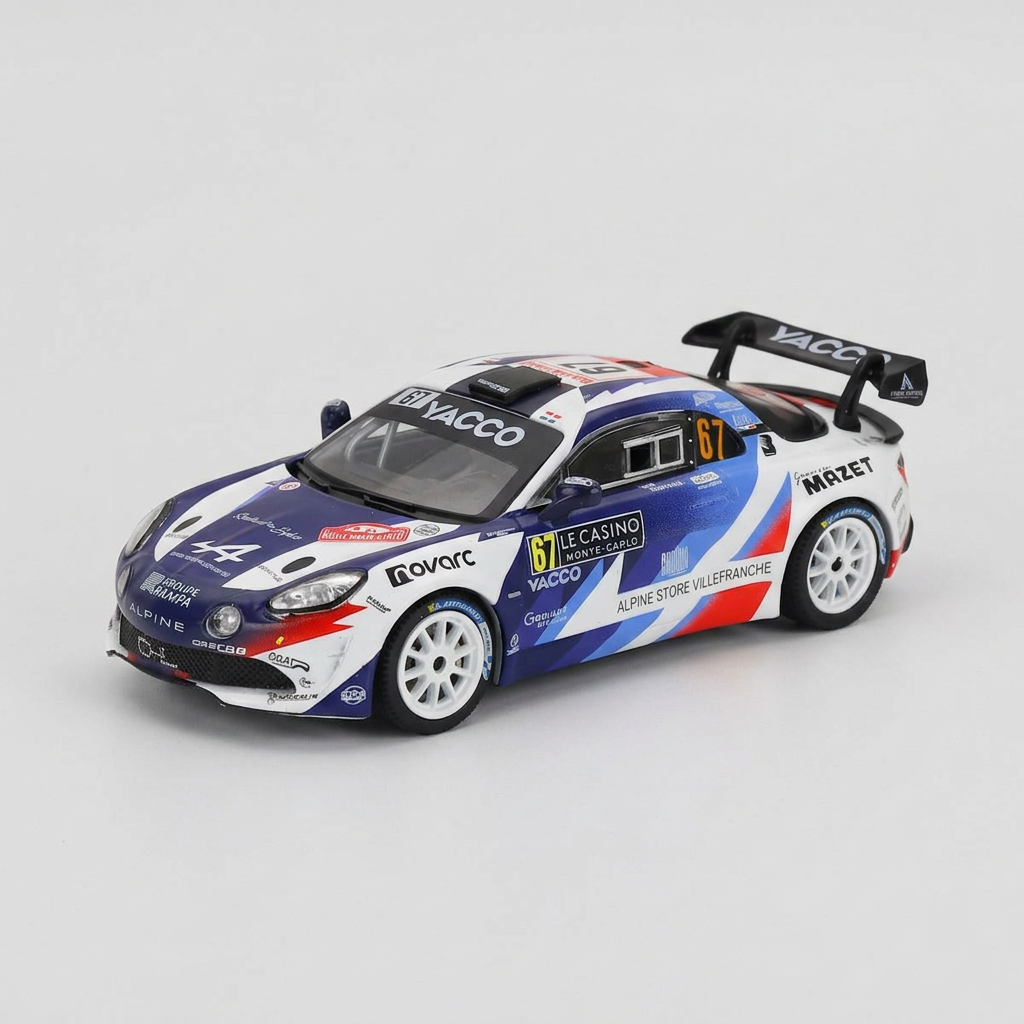 Alpine A110 RGT #67 - Raphaël Astier / Denis Giraudet - Rally Monte Carlo 2025