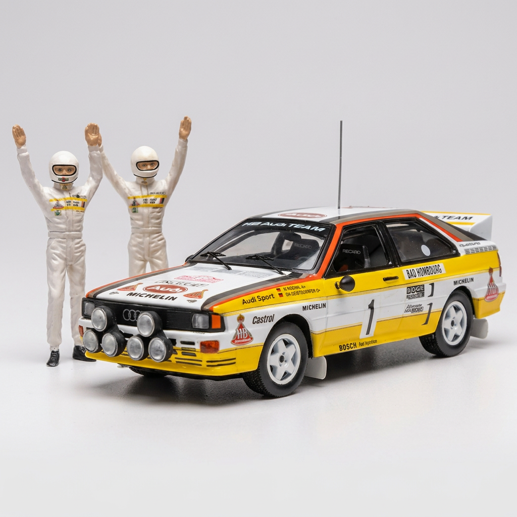 Audi Quattro A2 #1 - Walter Röhrl / Christian Geistdörfer - Rally Monte Carlo 1984