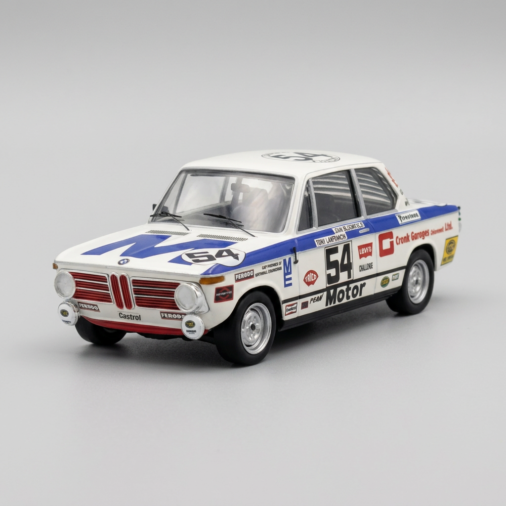 BMW 2002 ti #54 - John Bloomfield / Tony Lanfranchi / Roger Bell - 24H Spa-Francorchamps 1972