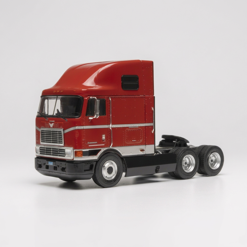 1995 International Eagle Cabover Red