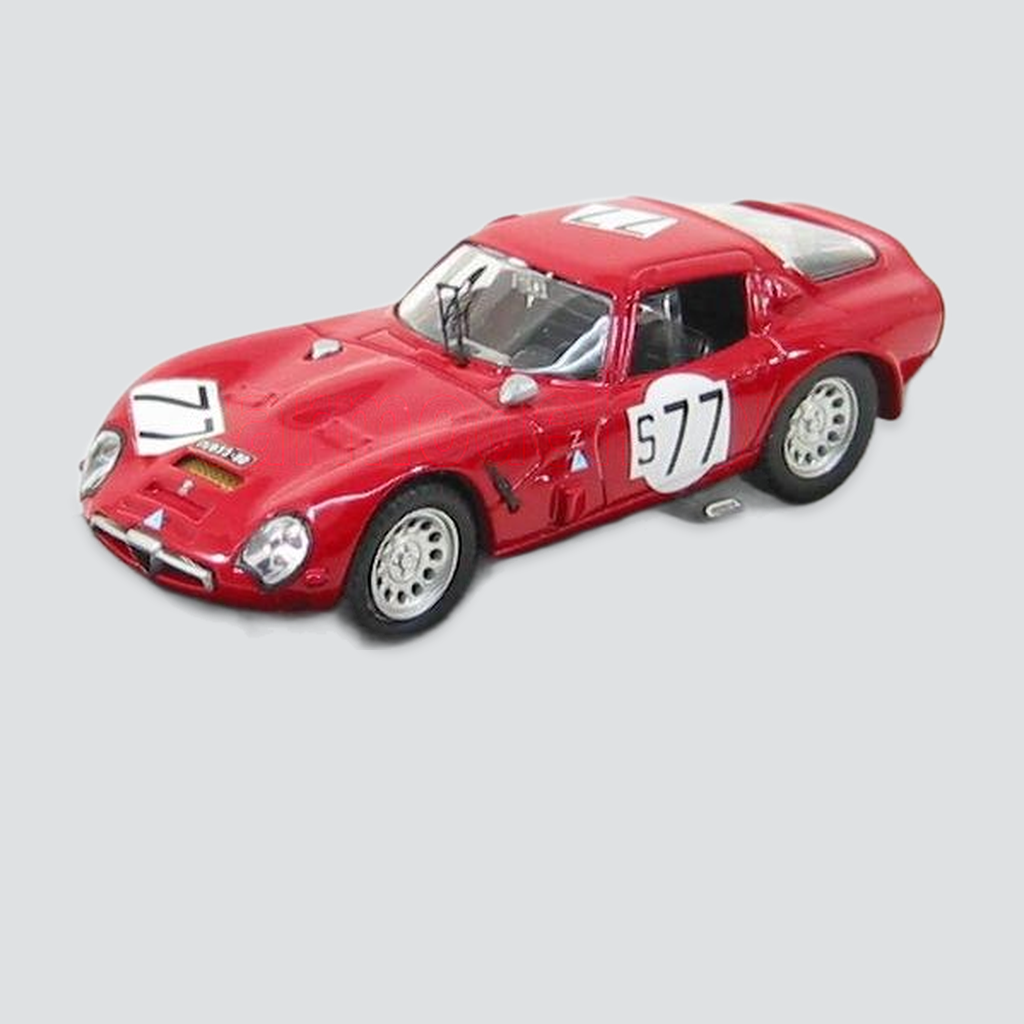 1/43 BEST-MODEL - ALFA ROMEO - TZ2 N 77 NURBURGRING 1966 L.BIANCHI - H.SCHULTZ
