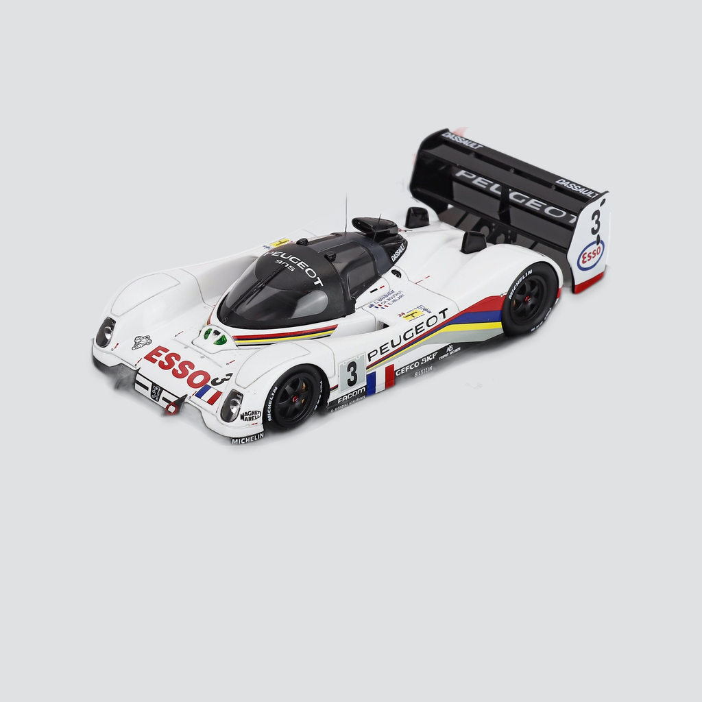 1/43 SPARK-MODEL - PEUGEOT - 905 EVO1B 3.5L V10 TEAM PEUGEOT TALBOT SPORT N 3 WINNER 24h LE MANS 1993 GEOFF BRABHAM - CHRISTOPHE BOUCHUT - ERIC HELARY