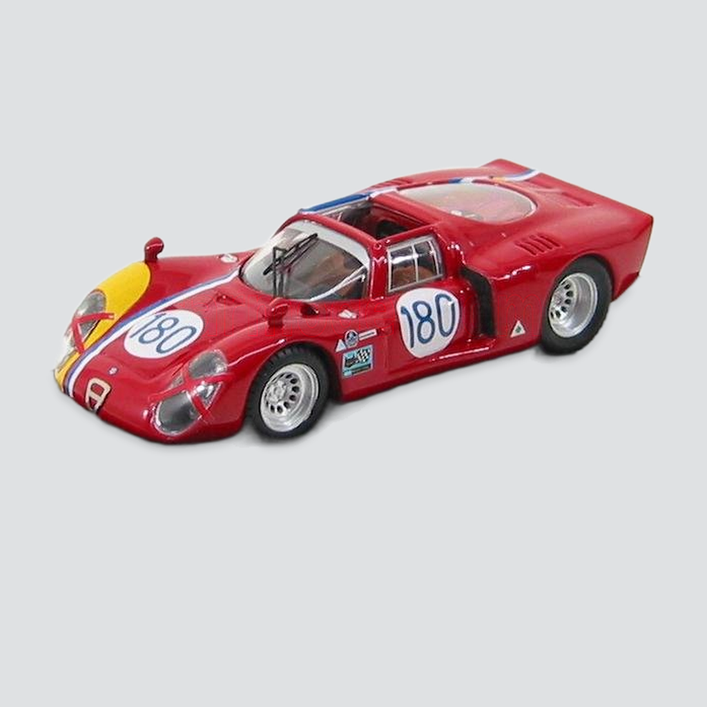 1/43 BEST-MODEL - ALFA ROMEO - 33.2 TEAM AUTODELTA SPA N 180 TARGA FLORIO 1968 IGNAZIO GALLI - NANNI GIUNTI