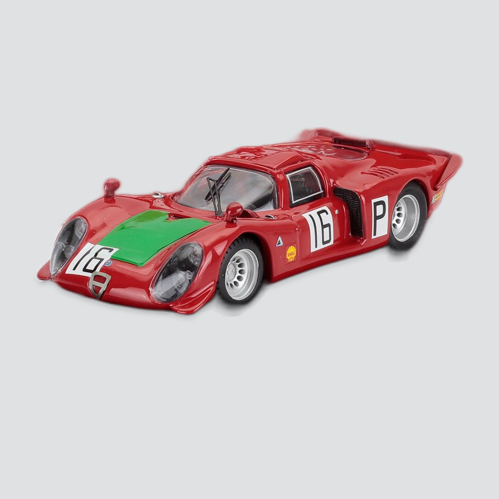 1/43 BEST-MODEL - ALFA ROMEO - 33.2 N 16 NURBURGRING 1968 I.GIUNTI - N.GALLI