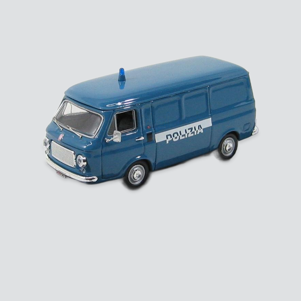 Fiat 238 Van Blue 1974 - Polizia - Police