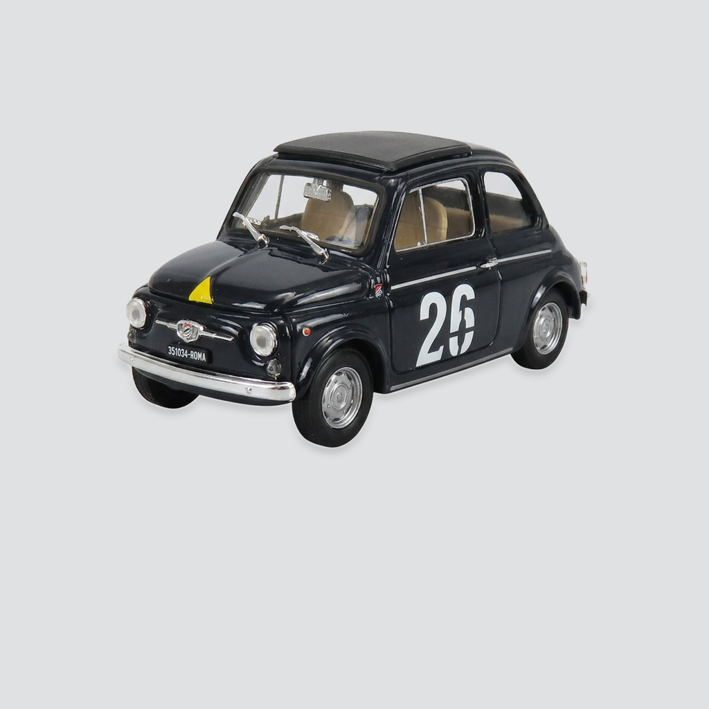 1/43 BRUMM - FIAT - 500TV GIANNINI N 26 WINNER TURISMO FEMMINILE BOLZANO-MENDOLA 1968 LILIANA DE MENNA