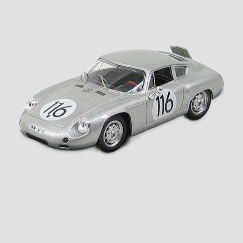 1/43 BEST-MODEL - PORSCHE - 1600GS ABARTH N 116 TARGA FLORIO 1960 LINGE - STRAHLE - LISSMANN