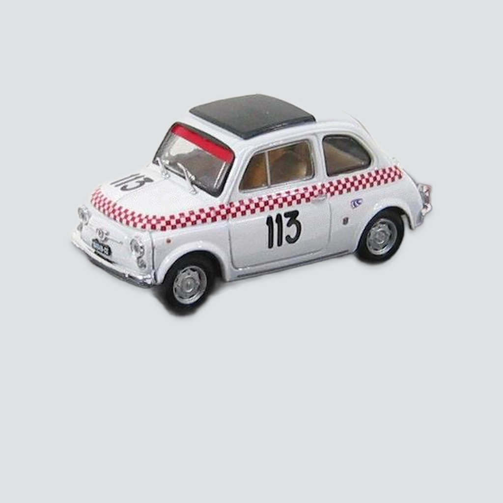 1/43 BRUMM - FIAT - 500TV GIANNINI N 113 SCUDERIA DEL LARIO V TROFEO VAL CAMONICA 1969 B.DOSI
