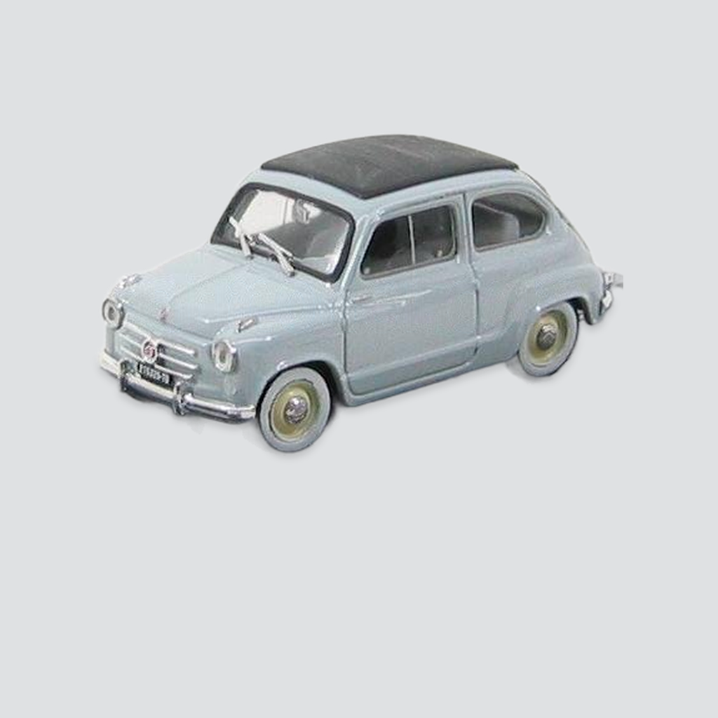 1/43 BRUMM - FIAT - 600 1956 TETTO CHIUSO - CLOSED ROOF