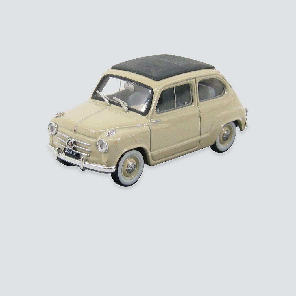 Fiat 600 Tetto Chiuso Closed Roof Beige Chiaro 1956