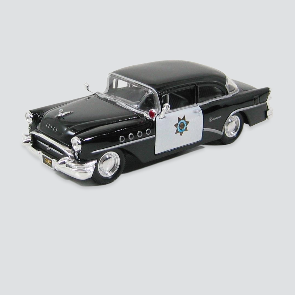 Buick Century Police Black/White 1955