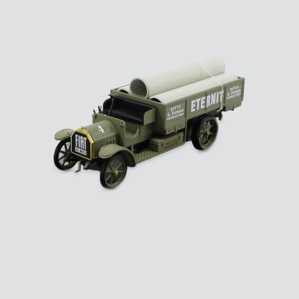 Fiat 18 BL Truck Autocarro Impresa Edile Green 1916 - Eternit
