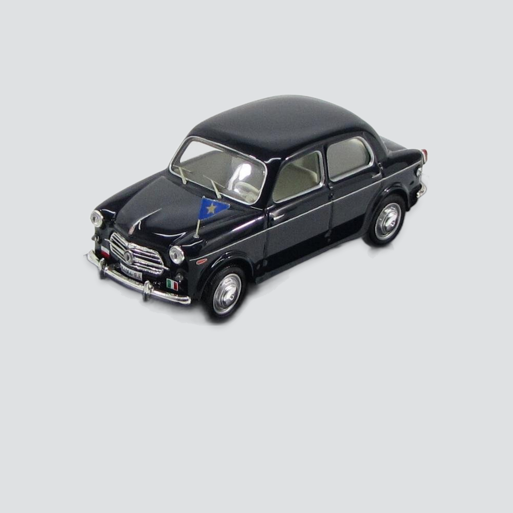 Fiat 1100 103TV Esercito Italiano Black 1955 - Auto del Generale - Military Command Car