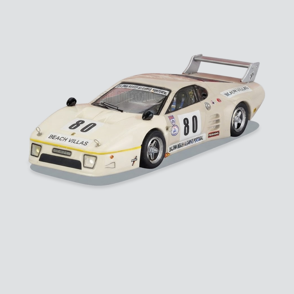 1/43 BEST-MODEL - FERRARI - 512BB N 80 SILVERSTONE 1982 PHILLIPS - EARLE - JONES