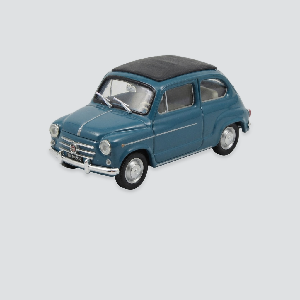1/43 BRUMM - FIAT - 600D TRASFORMABILE CHIUSA 1960