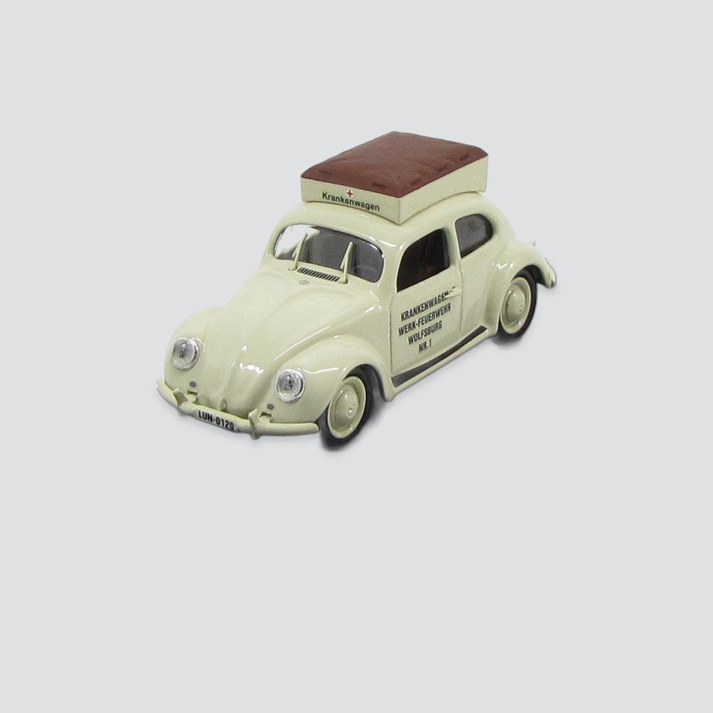 Volkswagen Beetle Ambulance Pompieri di Wolfsburg White 1950