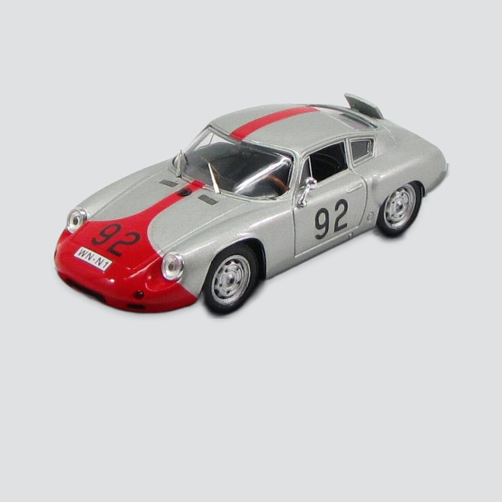1/43 BEST-MODEL - PORSCHE - 356 CARRERA ABARTH GTL N 92 6th ASSOLUTO - WINNER CATEGORIA GRAN TURISMO TARGA FLORIO 1961 P-E.STRAHLE - A.PUCCI