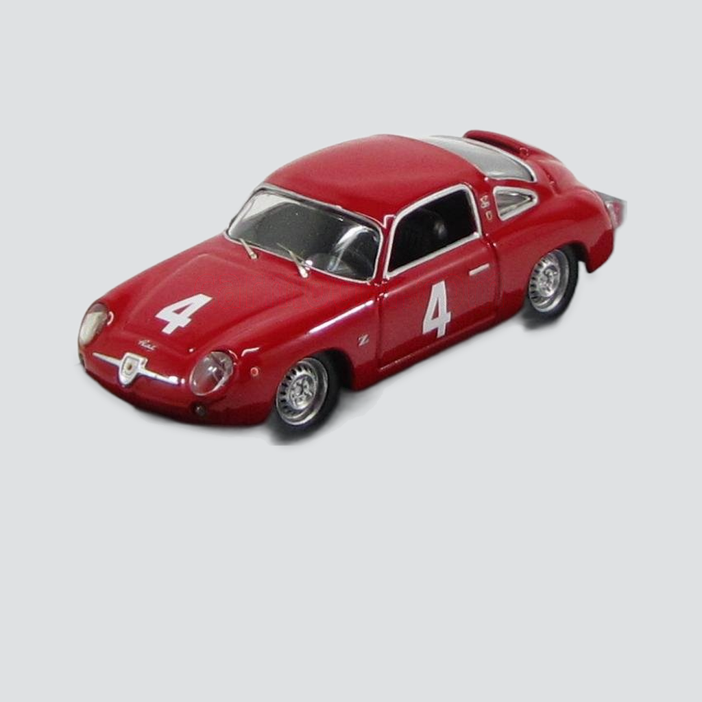 1/43 BEST-MODEL - FIAT - ABARTH 750 N 4 WINNER GP MONZA 1963 G.CAPRA