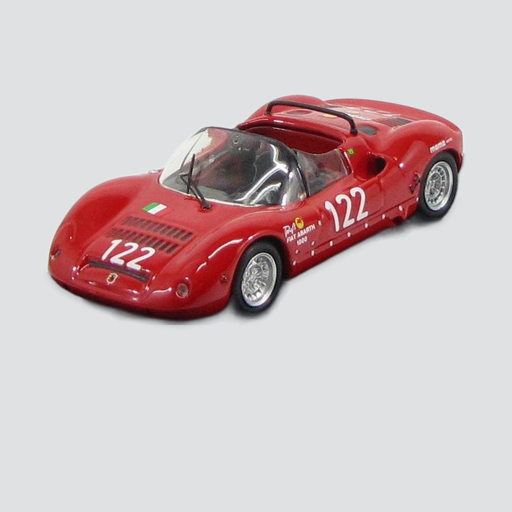 1/43 BEST-MODEL - FIAT - ABARTH 1000 SPIDER N 122 TARGA FLORIO 1969 CALASCIBETTA - FERLITO