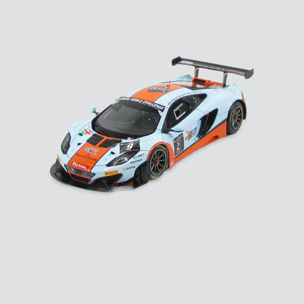1/43 TRUESCALE - McLAREN - MP4-12C GT3 TEAM GULF RACING N 9 24h SPA 2013 WAINWRIGHT - MEYRICK - HALL - MULLEN