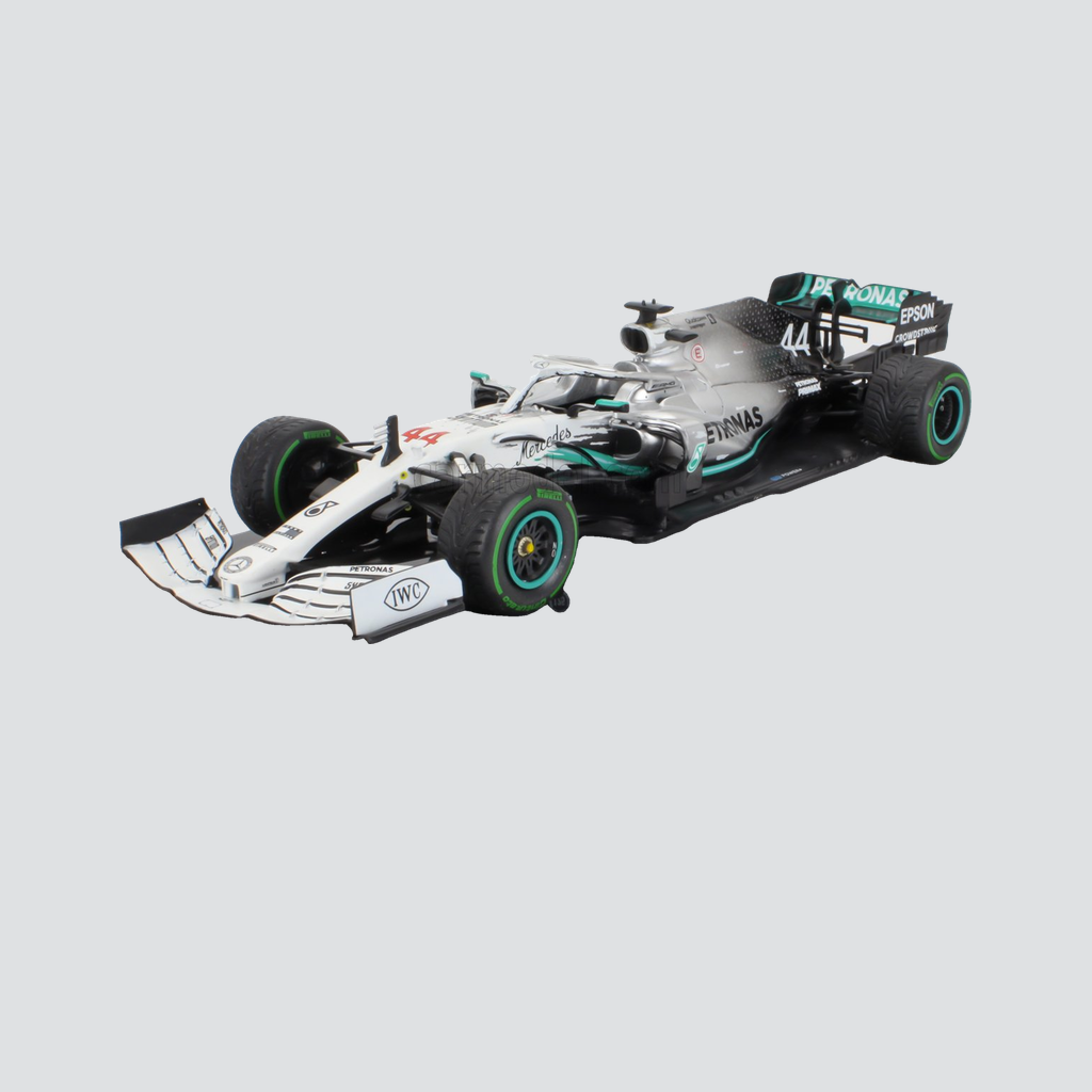EDICOLA - MERCEDES GP - F1 W10 EQ POWER+ TEAM AMG PETRONAS MOTORSPORT WORLD CHAMPION #44 GERMAN GP 2019 LEWIS HAMILTON - DAMAGED BLISTER BOX