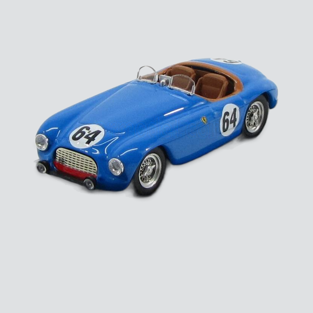 1/43 ART-MODEL - FERRARI - 166MM BARCHETTA 2.0L V12 SPIDER TEAM RENE BOUCHARD N 64 24h LE MANS 1951 ROBERT BOUCHARD - LUCIEN FARNAUD