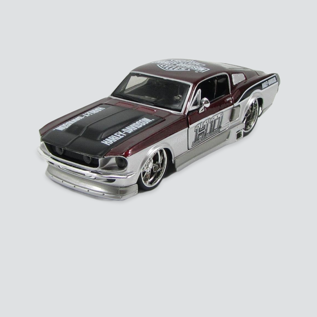 Ford Mustang GT Custom Harley-Davidson Bordeaux Met/Silver 1967