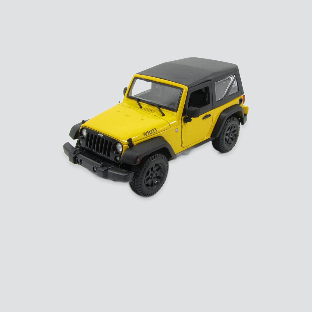 Jeep Wrangler Willys Soft-Top Yellow/Black 2014