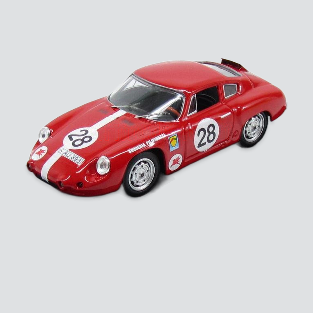 1/43 BEST-MODEL - PORSCHE - ABARTH SCUDERIA FILIPINETTI N 28 NURBURGRING 1963 KNUNIS - SCHILLER