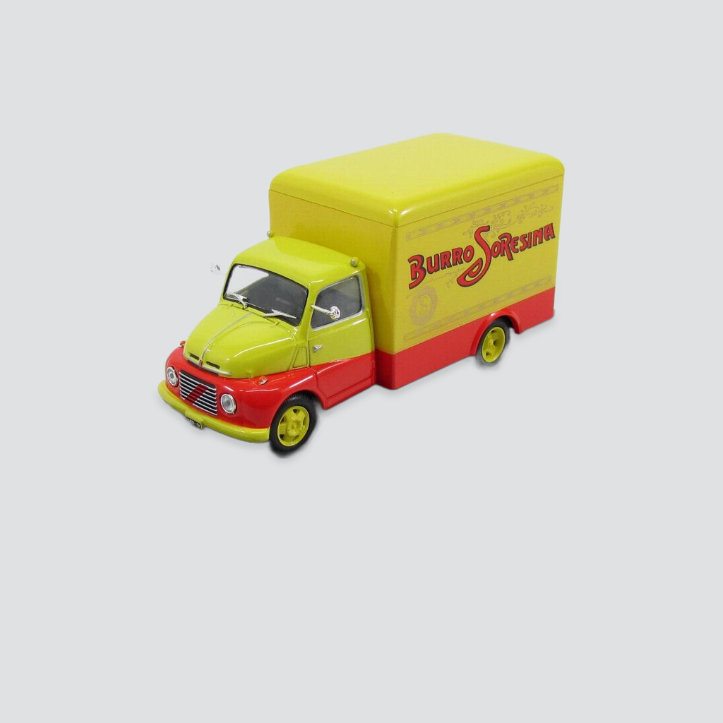 1/43 EDICOLA - FIAT - 615N TRUCK VAN FRIGORIFERO 1955 - BURRO LATTERIA SORESINA