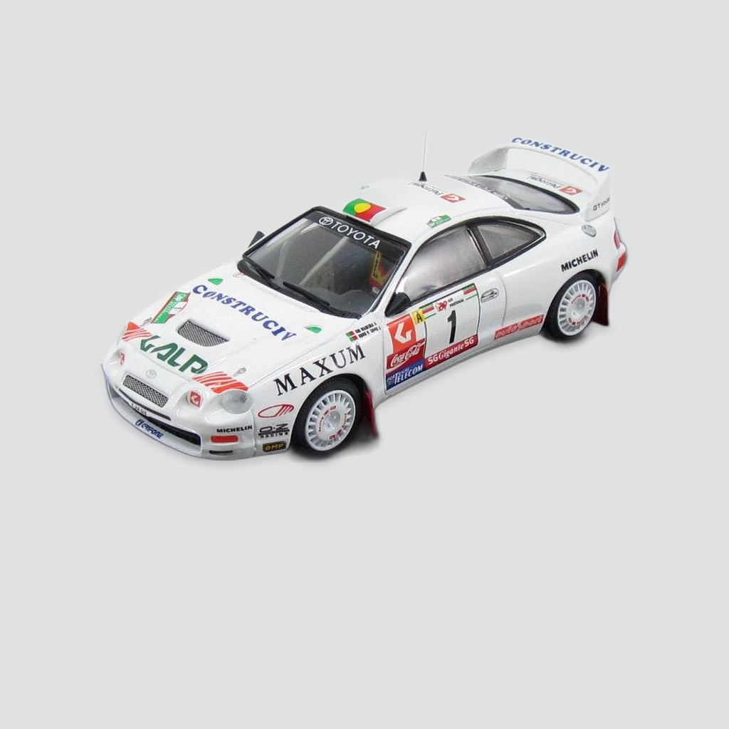 1/43 TROFEU - TOYOTA - CELICA ST205 N 1 WINNER RALLY OF PORTUGAL 1996 R.MADEIRA - N.R.SILVA