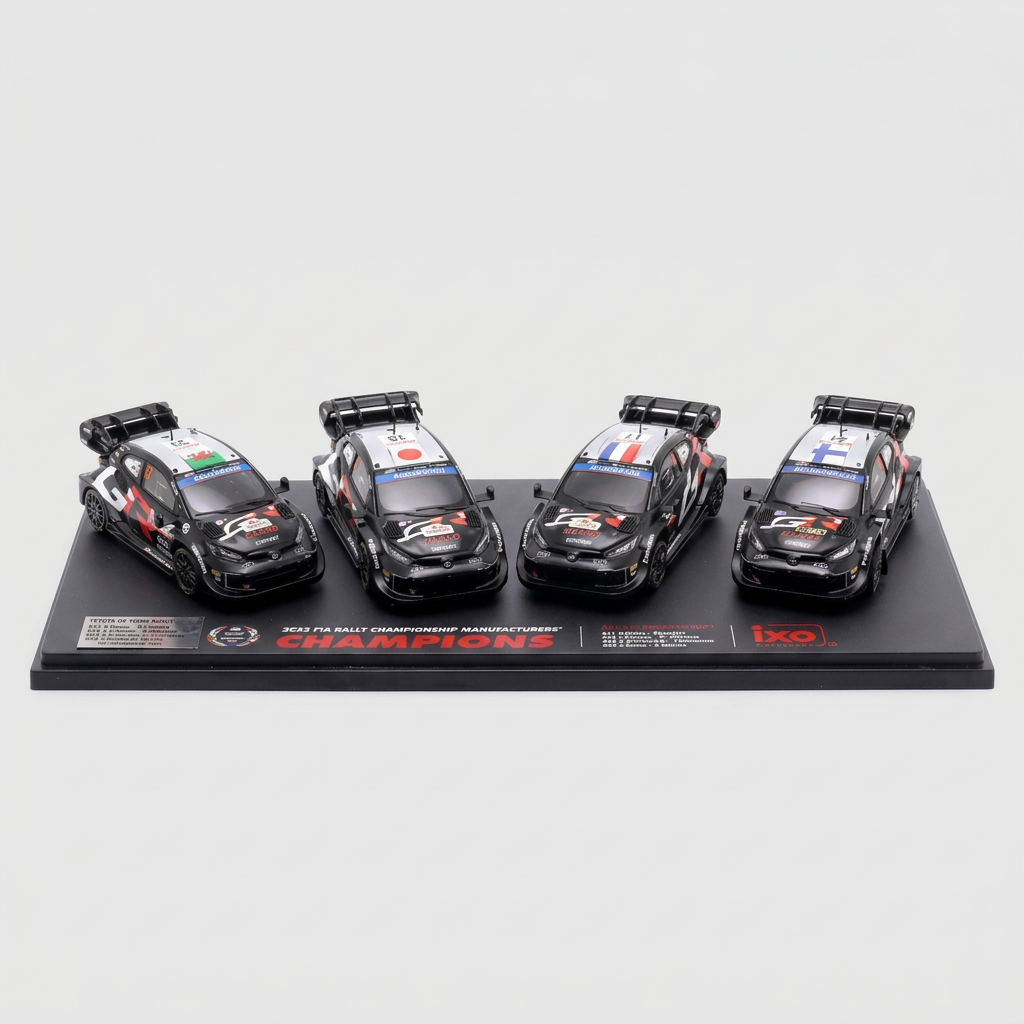 Toyota GR Yaris Rally1 Hybrid Rally 2024 SET 4x FIA Champions